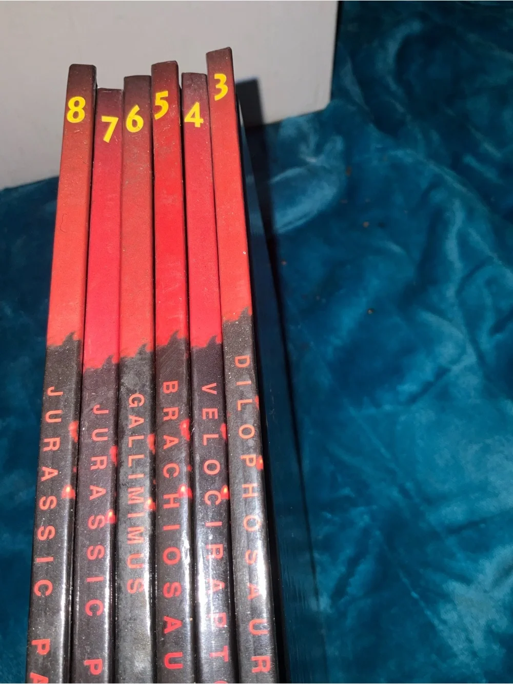 Vintage 1993 Jurassic Park Hardcover Book Lot (Set of 5) – New Rare volumes 3-8
